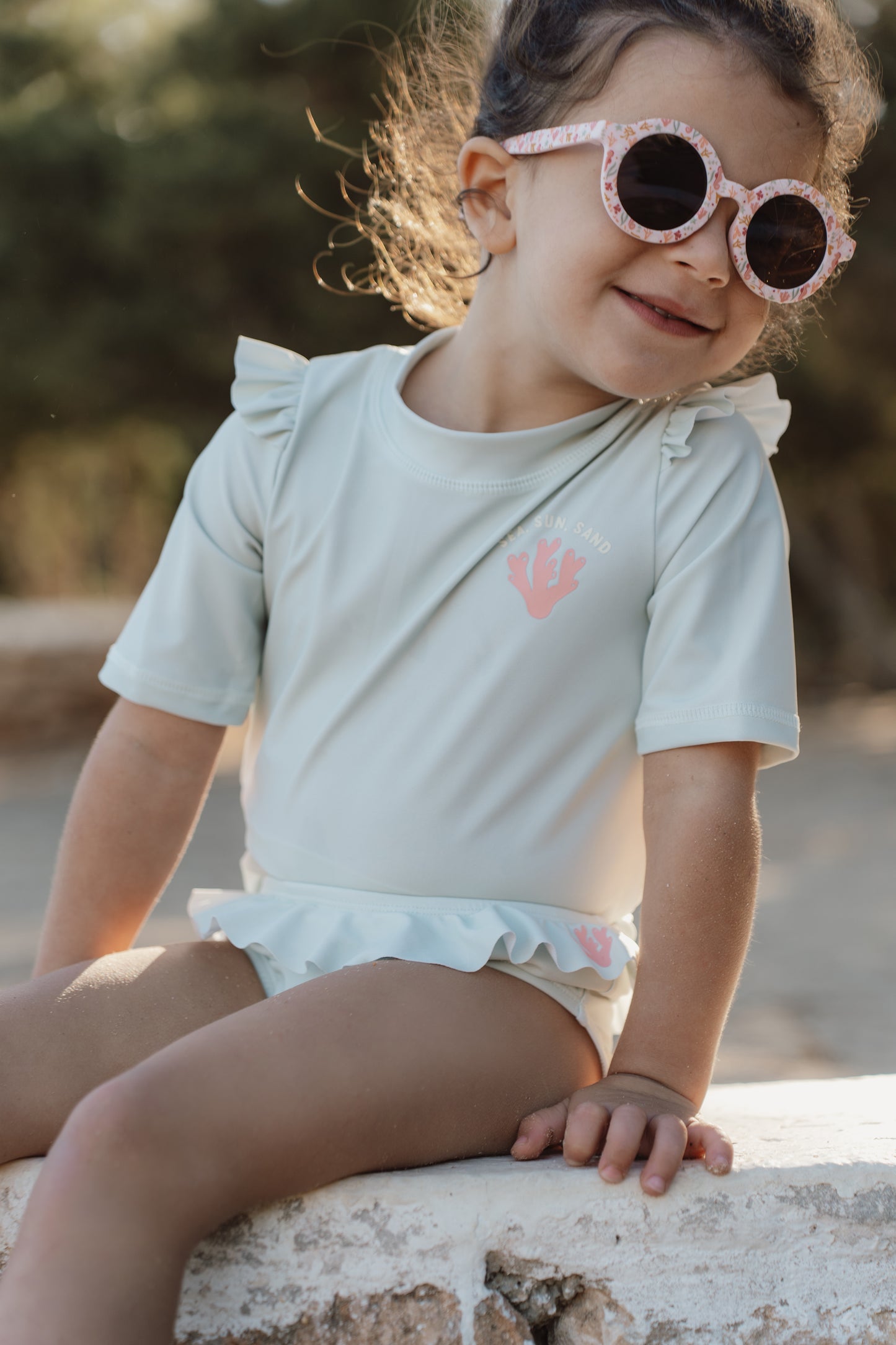 || Little Dutch || UV-shirt met korte mouwen - Licht Groen