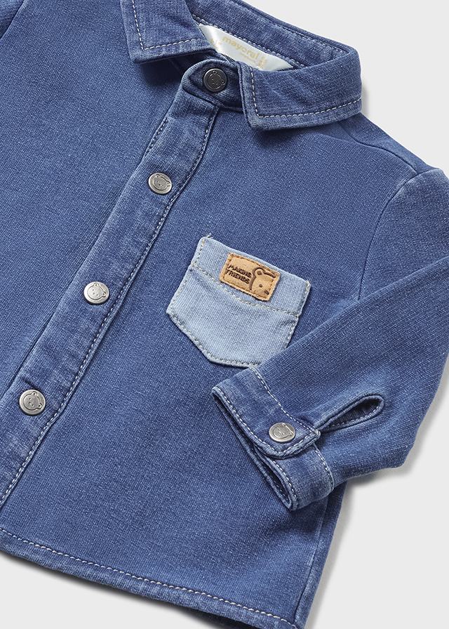 || Mayoral || Fleece denim shirt - Newborn