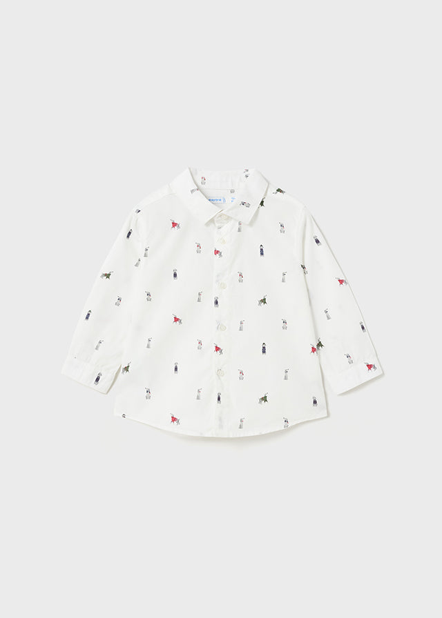 || Mayoral || Overhemd met honden print - Baby