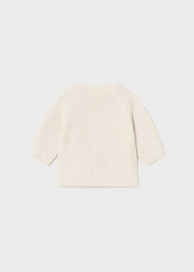 || Mayoral || Gebreid vest crème - Newborn