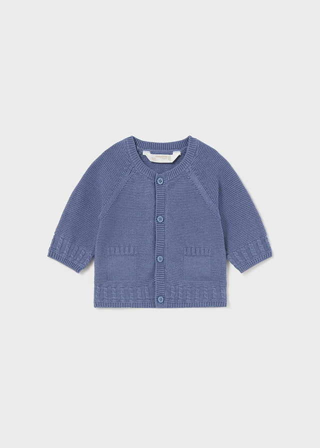 || Mayoral || Gebreid vest blauw - Newborn