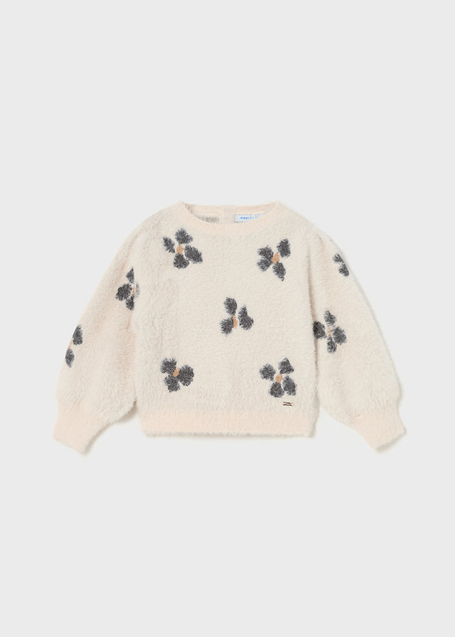 || Mayoral || Furry trui met bloemen - Baby