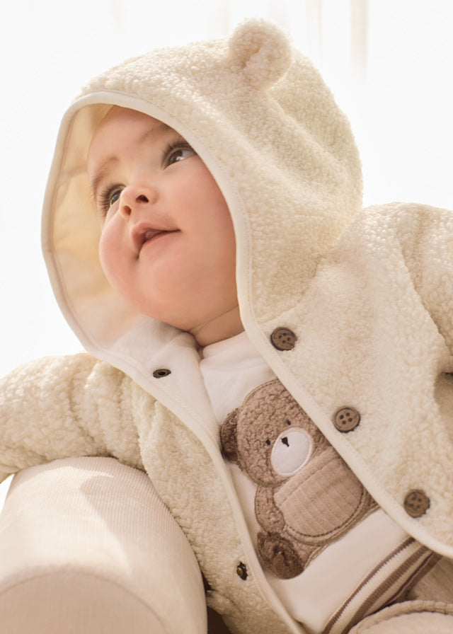 || Mayoral || Teddy jas met oortjes - Newborn