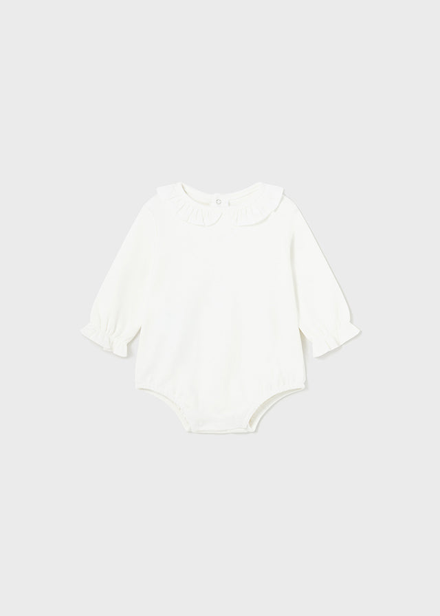 || Mayoral || Romper met kraagje crème - Newborn