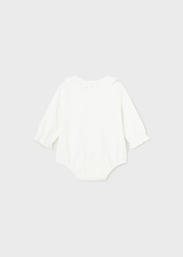 || Mayoral || Romper met kraagje crème - Newborn
