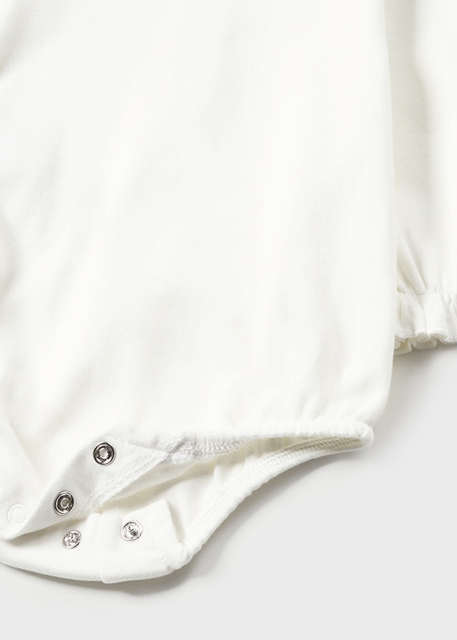 || Mayoral || Romper met kraagje crème - Newborn