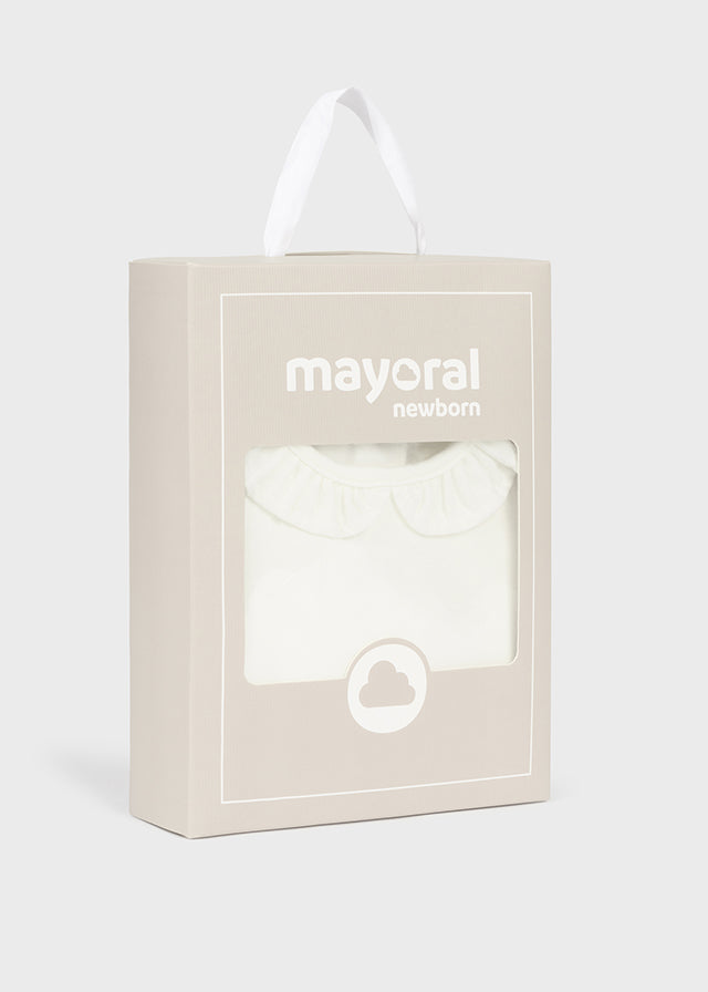 || Mayoral || Romper met kraagje crème - Newborn