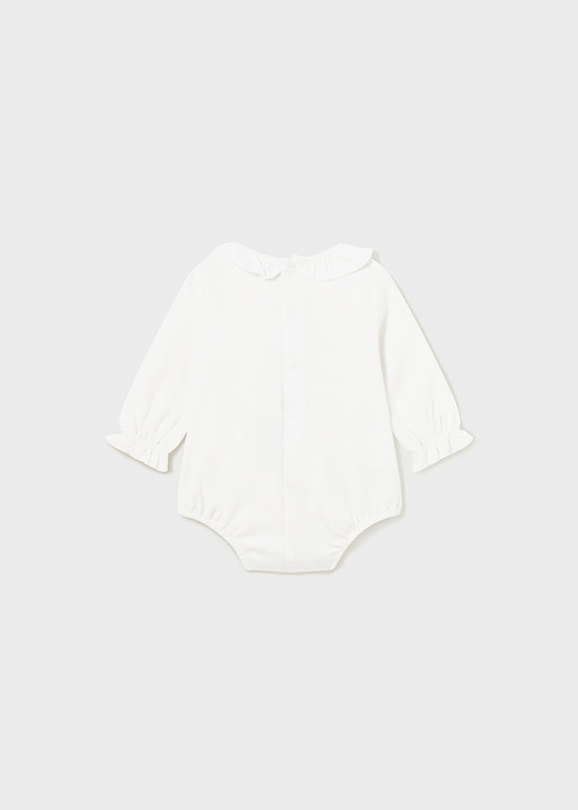 || Mayoral || Romper met kraagje wit - Newborn