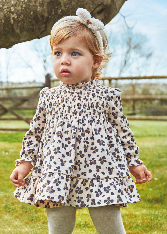 || Mayoral || Fleece jurk met print - Baby