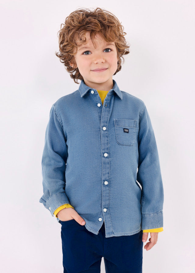|| Mayoral || Zacht denim shirt - Mini