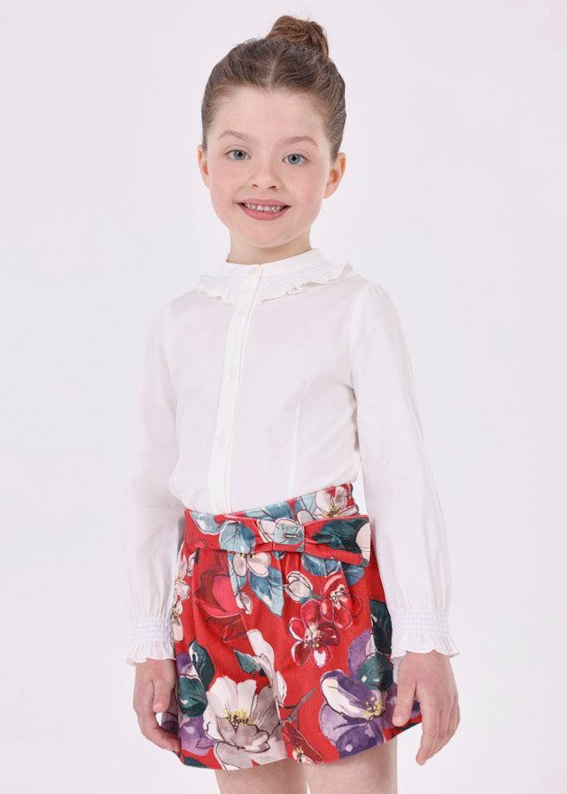 || Mayoral || Poplin blouse met kraag - Mini