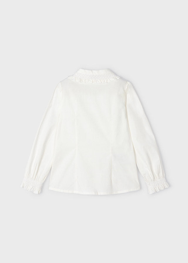 || Mayoral || Poplin blouse met kraag - Mini
