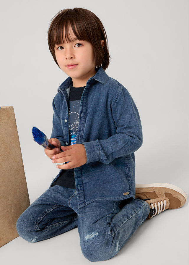 || Mayoral || Soepel denim shirt