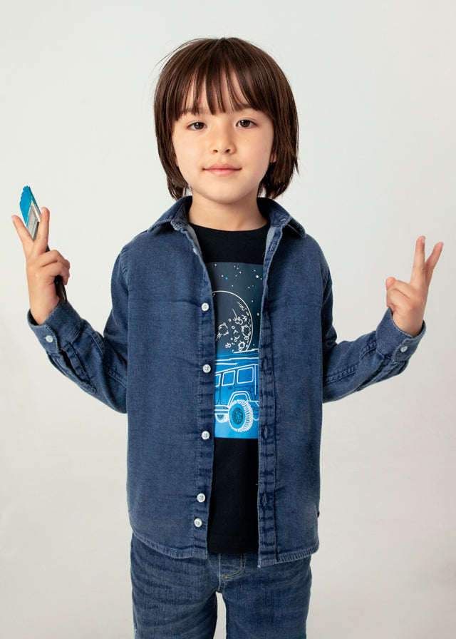 || Mayoral || Soepel denim shirt
