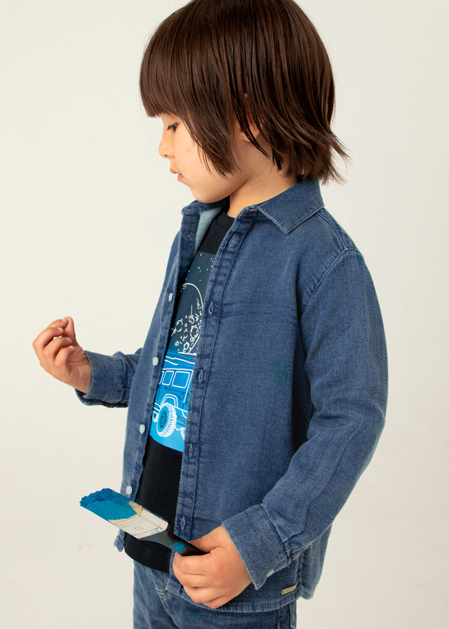 || Mayoral || Soepel denim shirt
