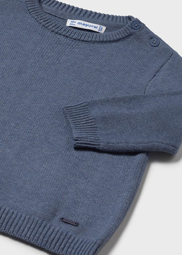 || Mayoral || Basis trui wol katoen mix - Donker blauw 044