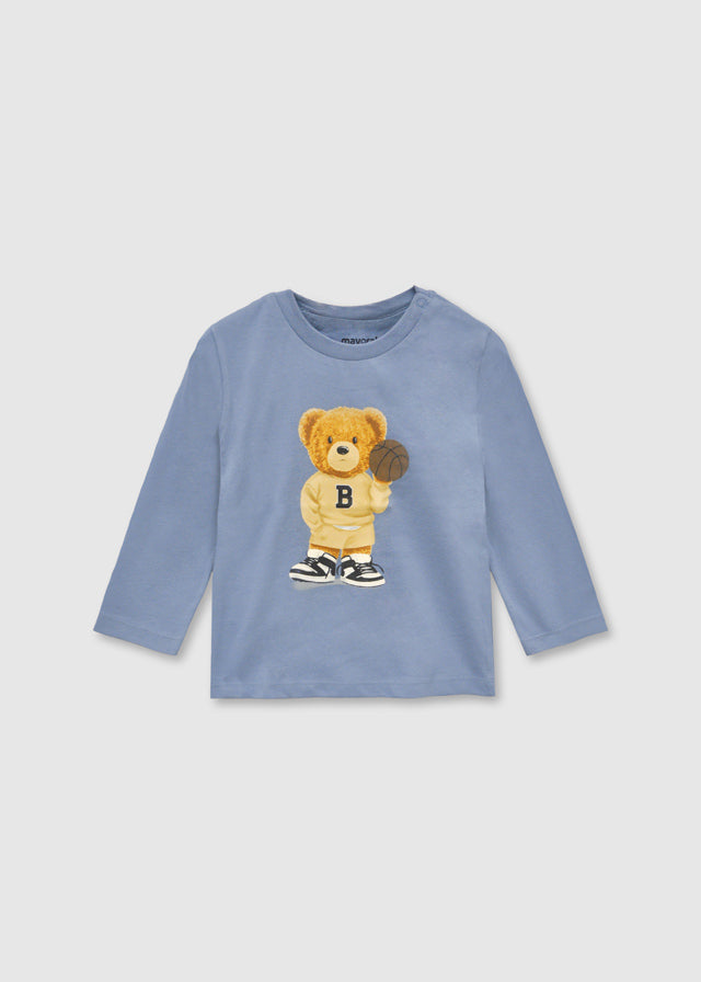 || Mayoral || T-shirt met beer - Blauw
