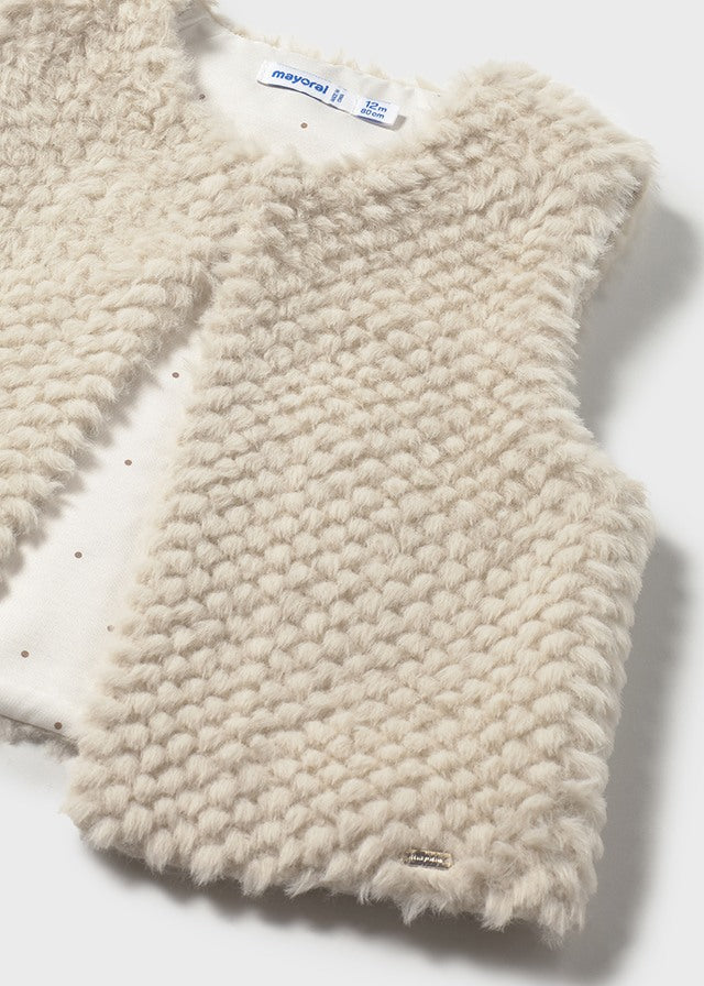 || Mayoral || Fake fur gilet