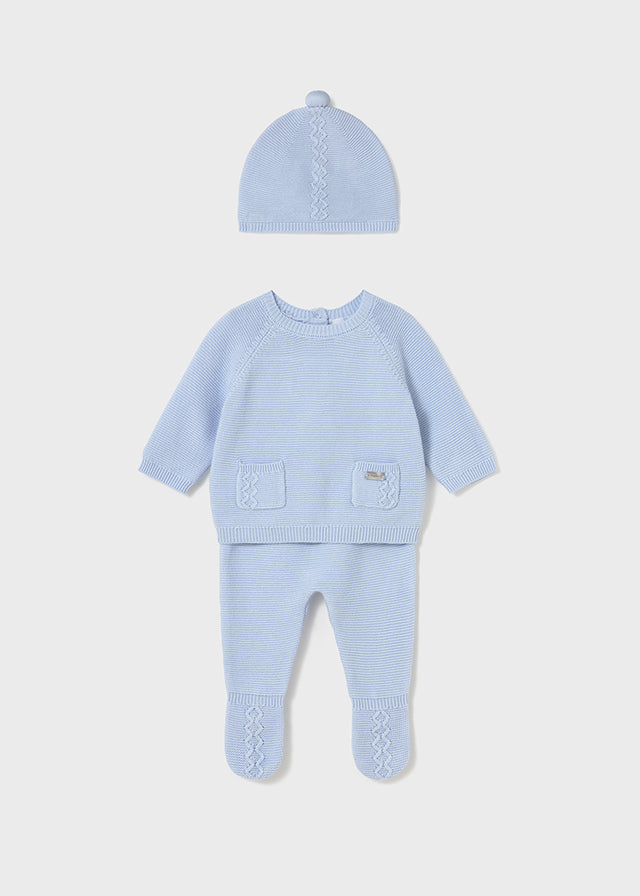 || Mayoral || Newborn set met mutsje - Blauw