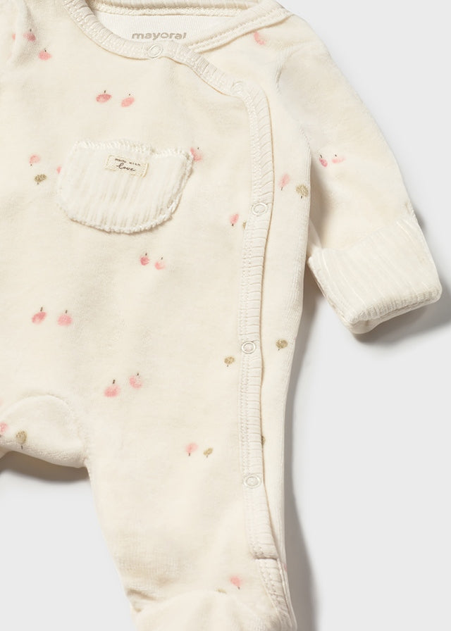 || Mayoral || Velours boxpak met appeltjes - Roze