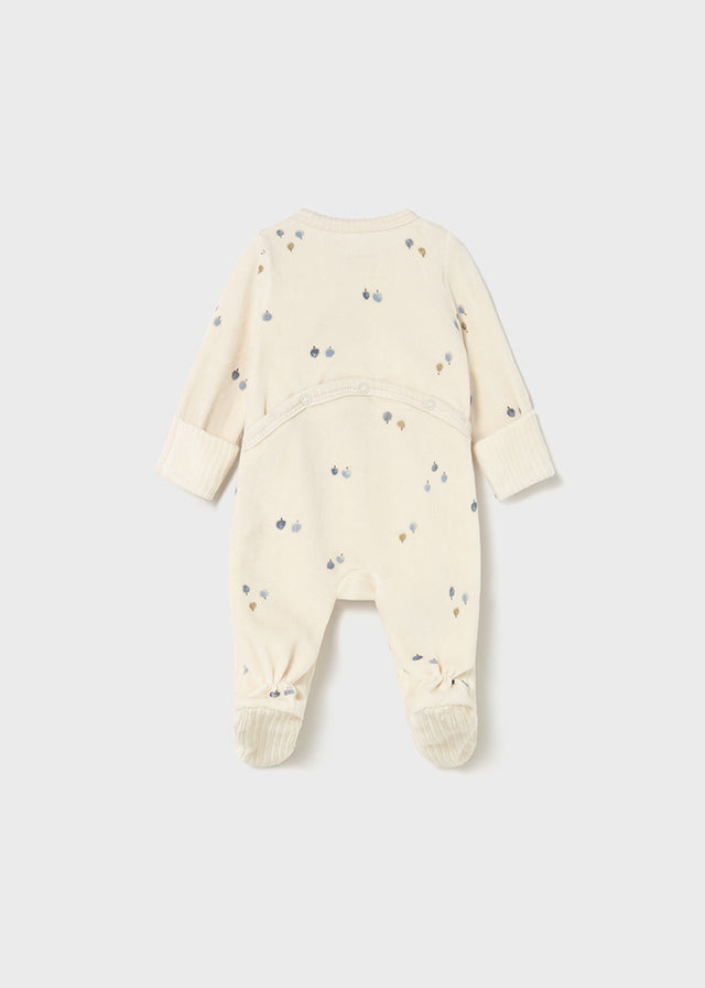 || Mayoral || Velours boxpak met appeltjes - Blauw