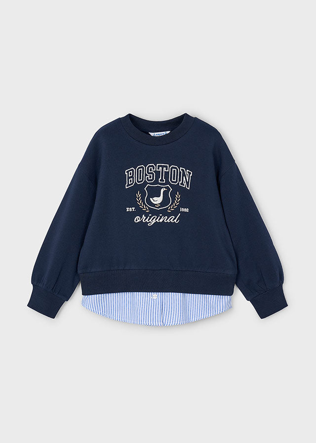 || Mayoral || Sweater met blouse detail