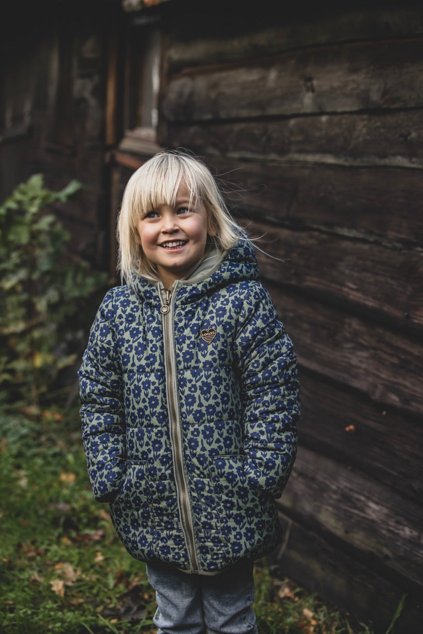|| Looxs || Reversible parka - Bloem