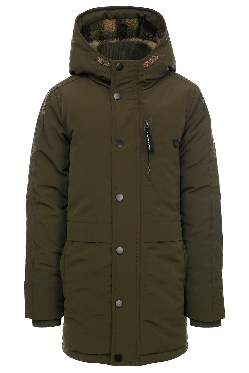 || Common Heroes || Parka met teddy voering - Groen