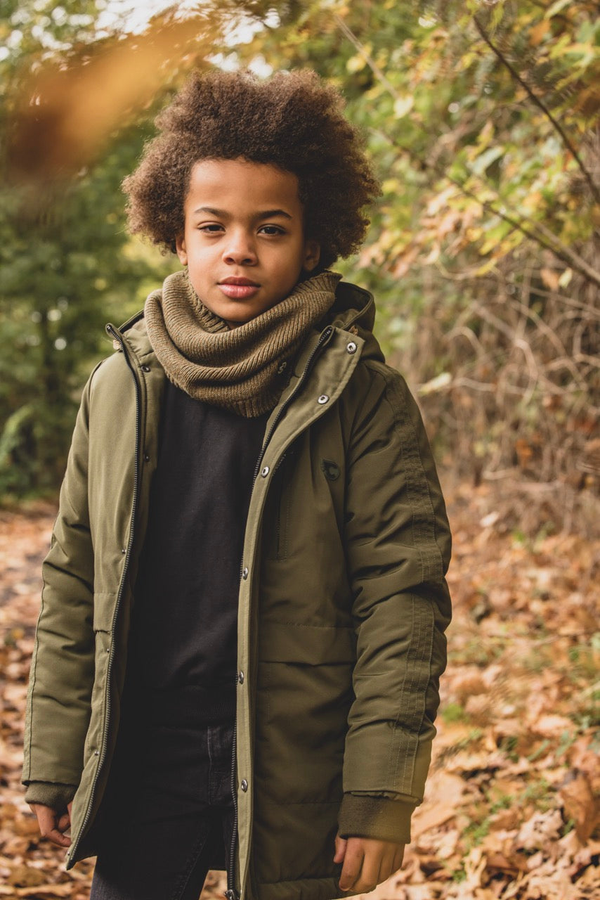 || Common Heroes || Parka met teddy voering - Groen