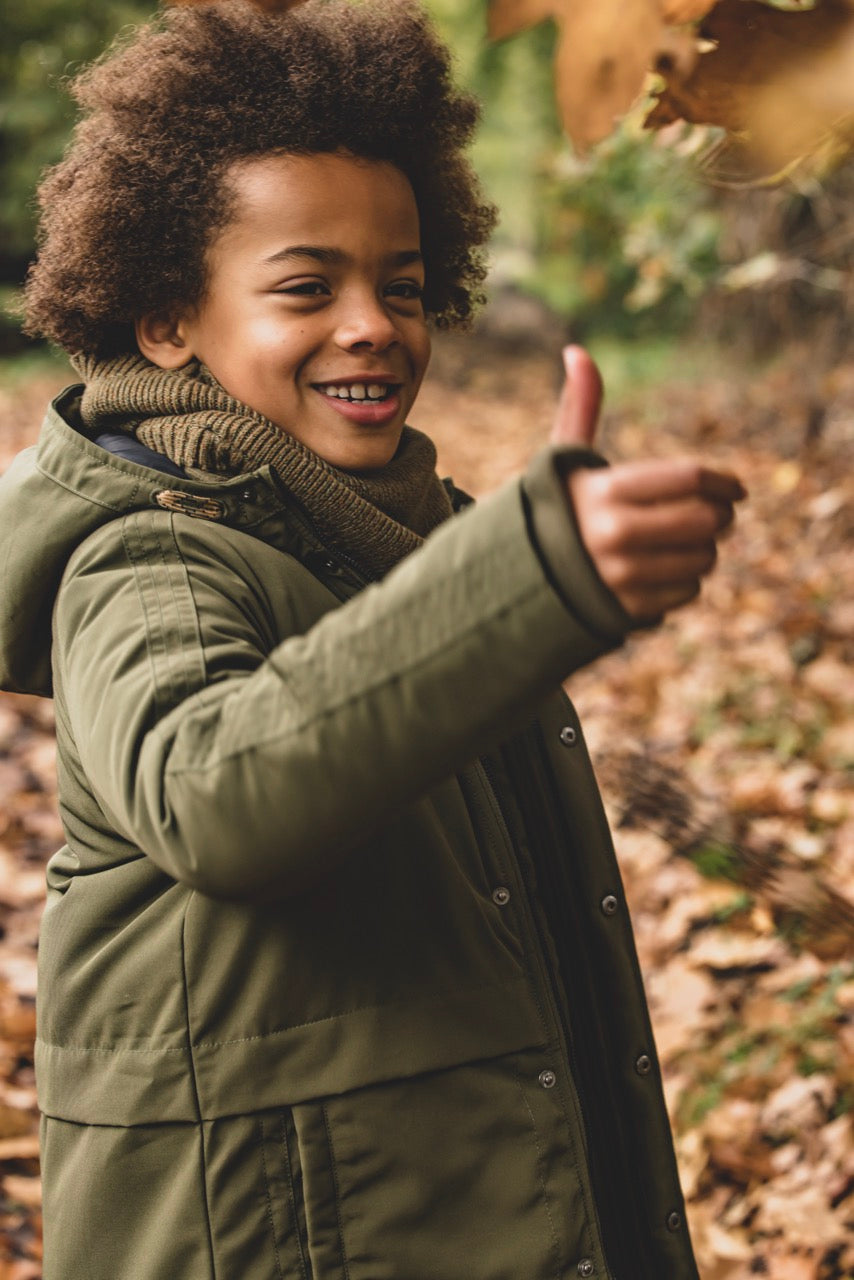 || Common Heroes || Parka met teddy voering - Groen