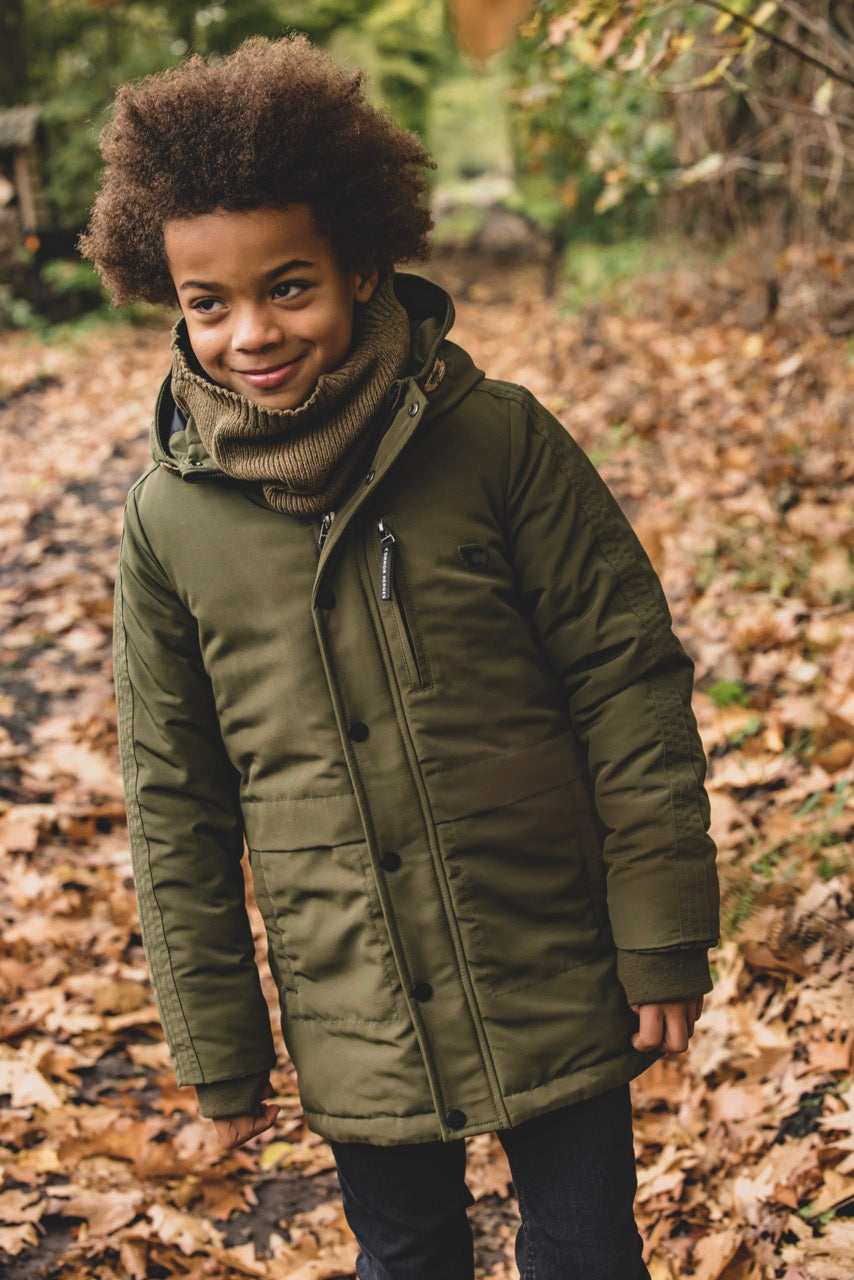 || Common Heroes || Parka met teddy voering - Groen