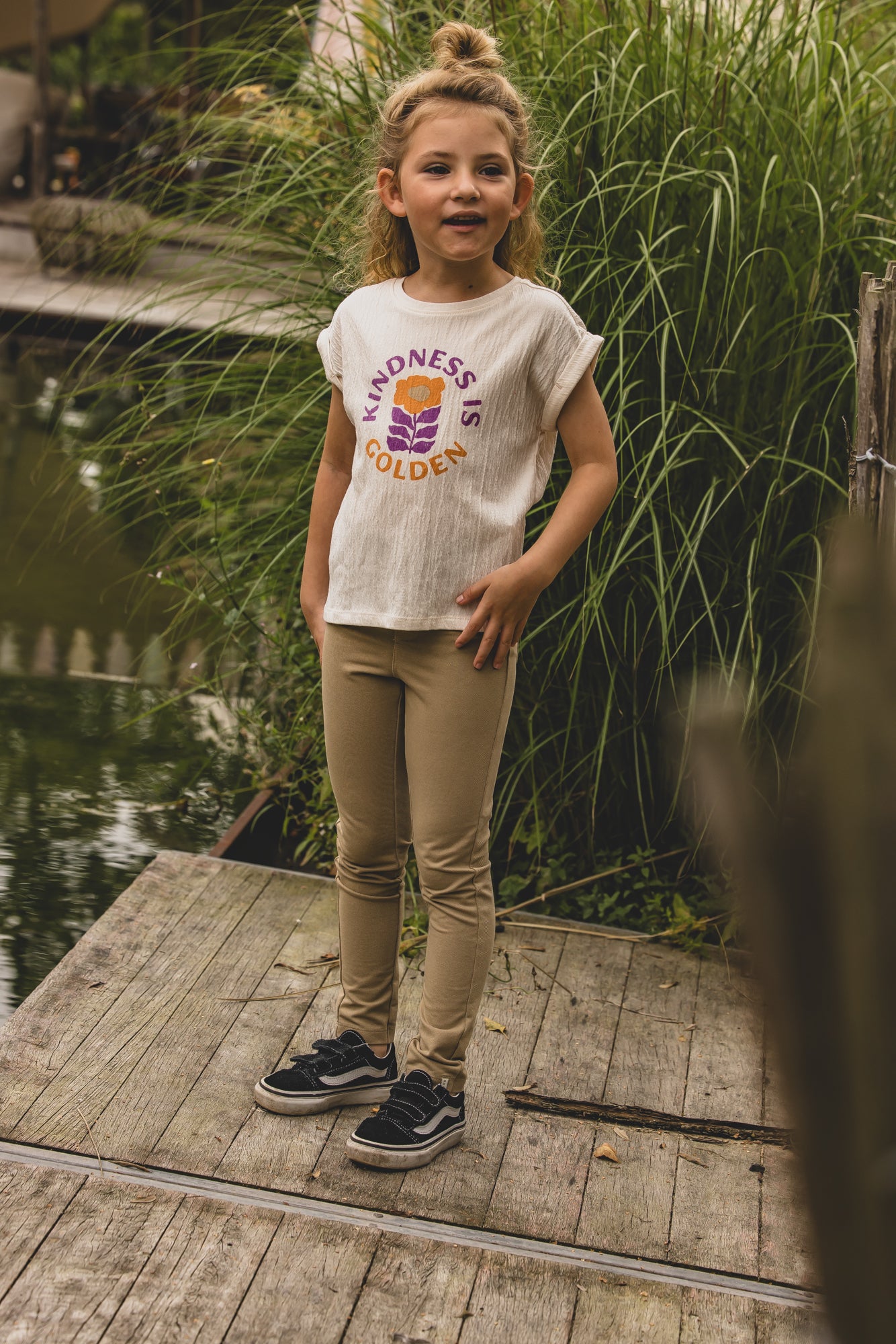 || LOOXS || T-shirt met print ‘kindness’