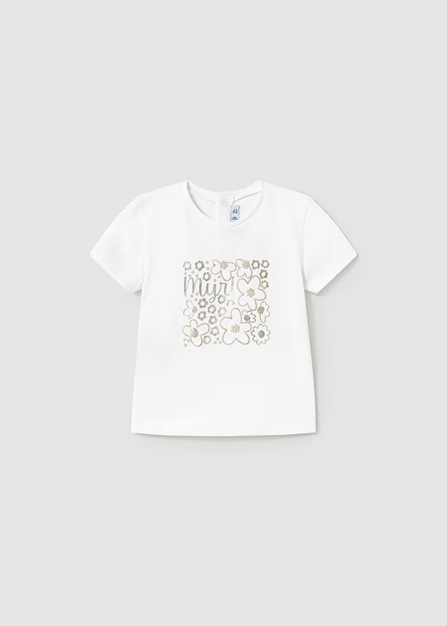|| Mayoral || Basis t-shirt met gouden print