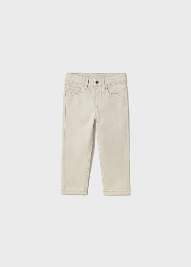 || Mayoral || Basis katoenen broek crème - Bone 063