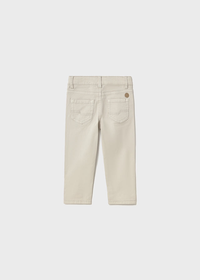 || Mayoral || Basis katoenen broek crème - Bone 063