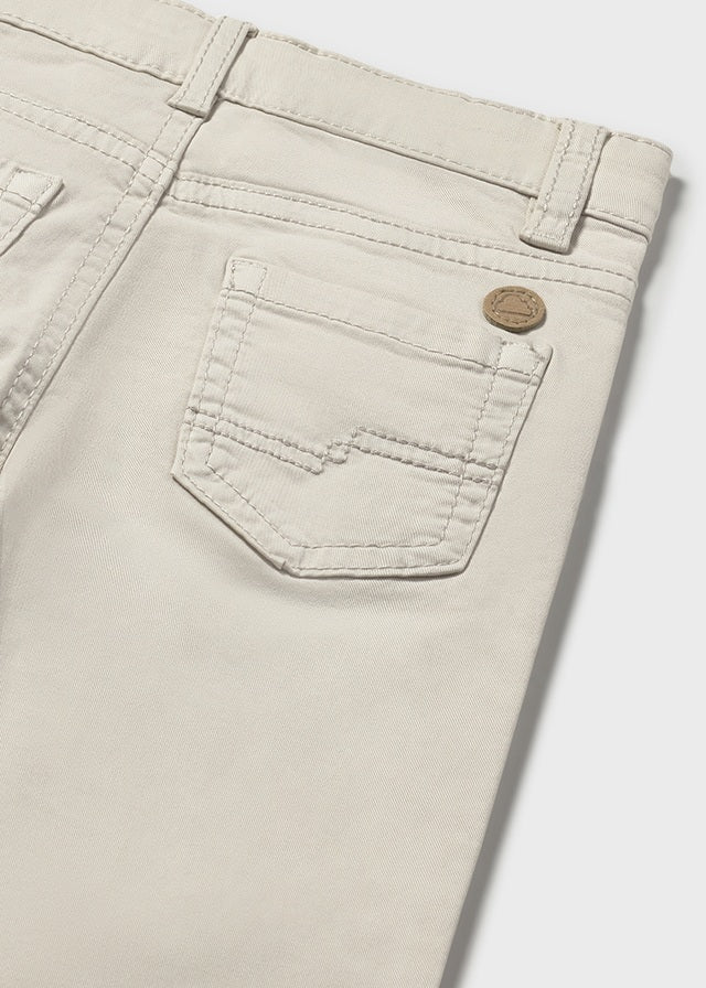 || Mayoral || Basis katoenen broek crème - Bone 063
