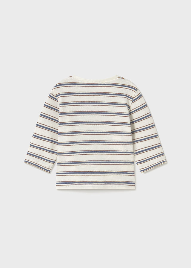 || Mayoral || Gestreept t-shirt met auto