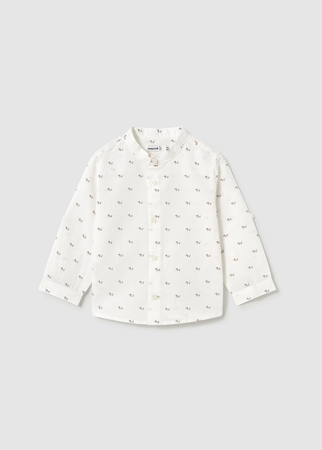 || Mayoral || Linnen shirt met hondjes