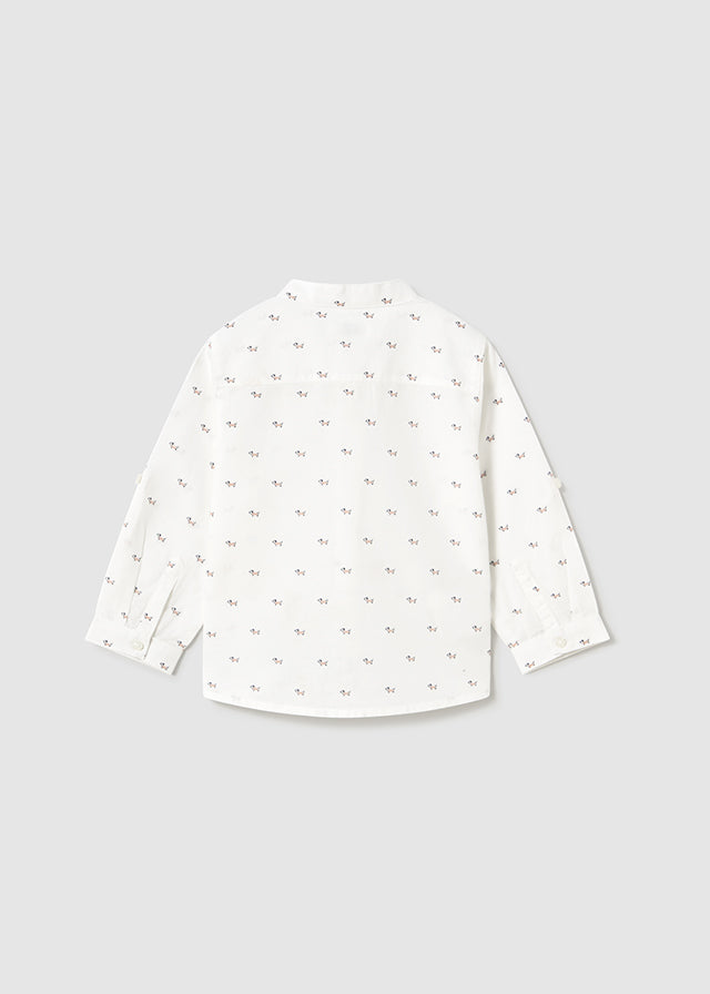 || Mayoral || Linnen shirt met hondjes