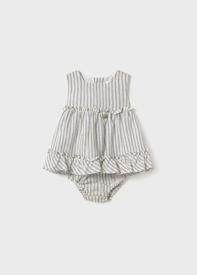 || Mayoral || Gestreepte jurk met bloomer