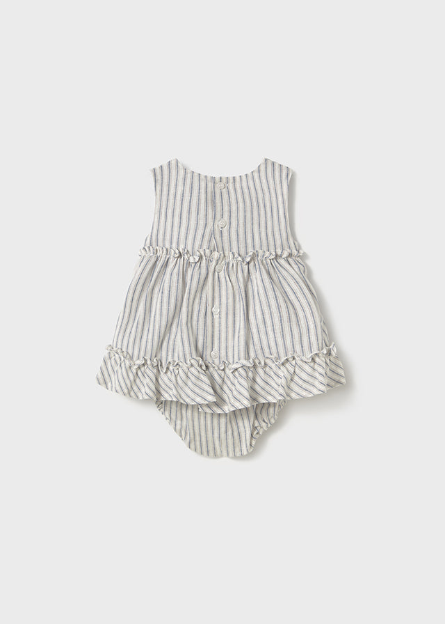 || Mayoral || Gestreepte jurk met bloomer