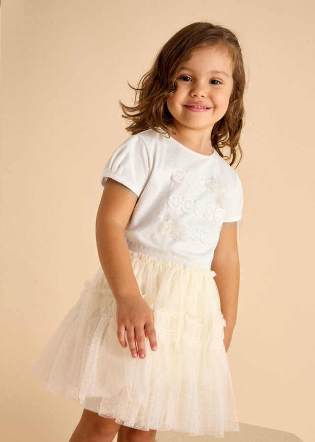 || Mayoral || T-shirt met tule details