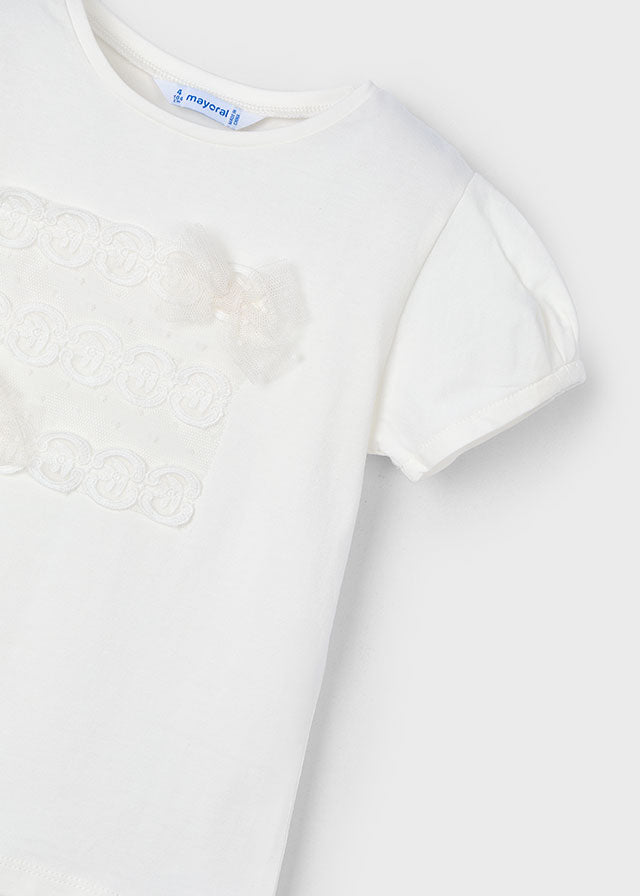 || Mayoral || T-shirt met tule details