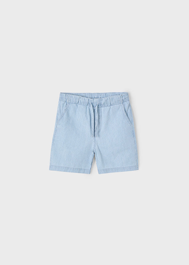 || Mayoral || Gestreepte denim shorts