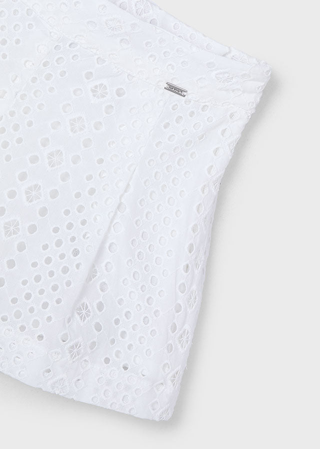 || Mayoral || Broderie shorts