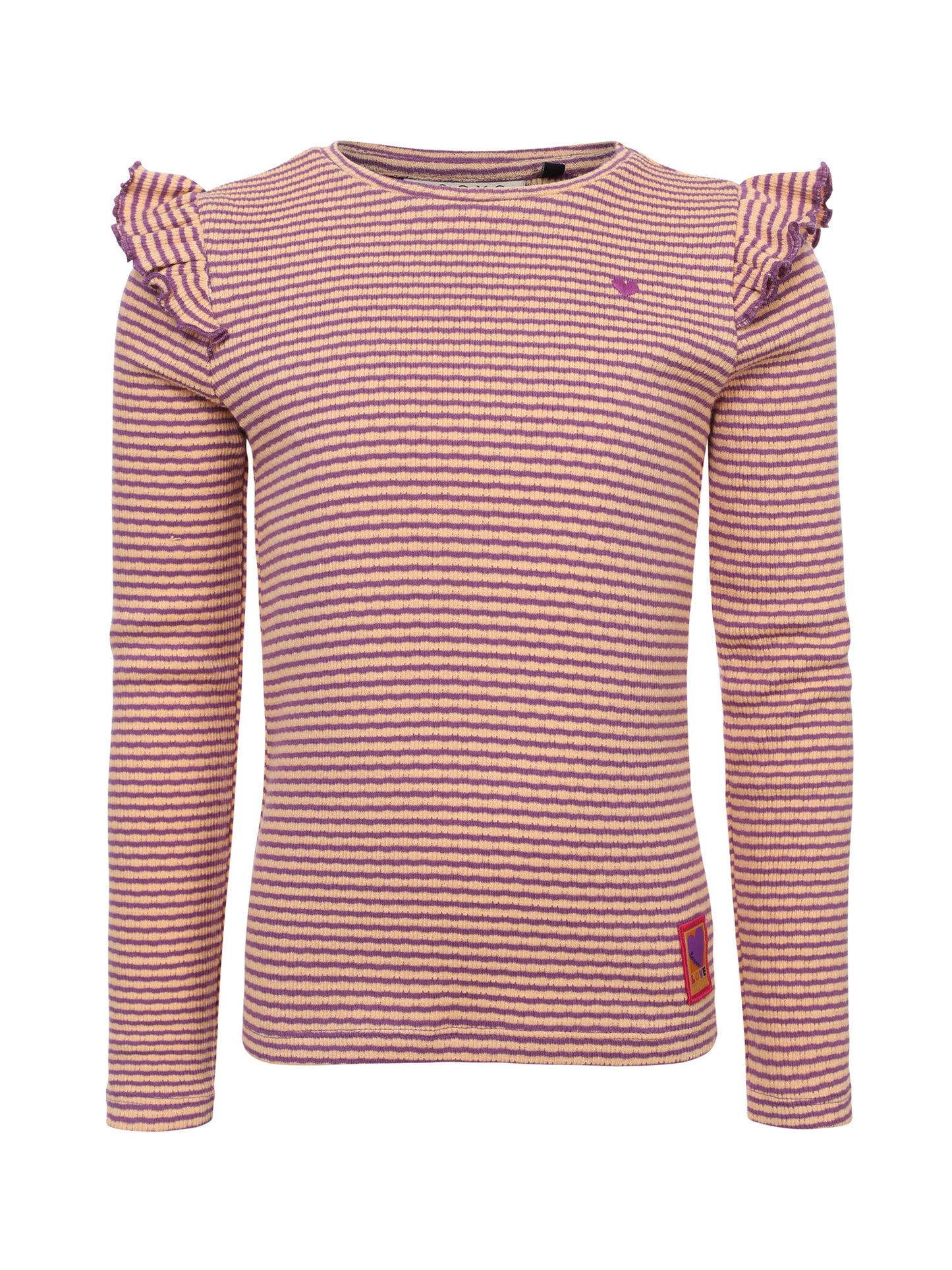 || LOOXS || Gestreepte longlseeve met ruffles