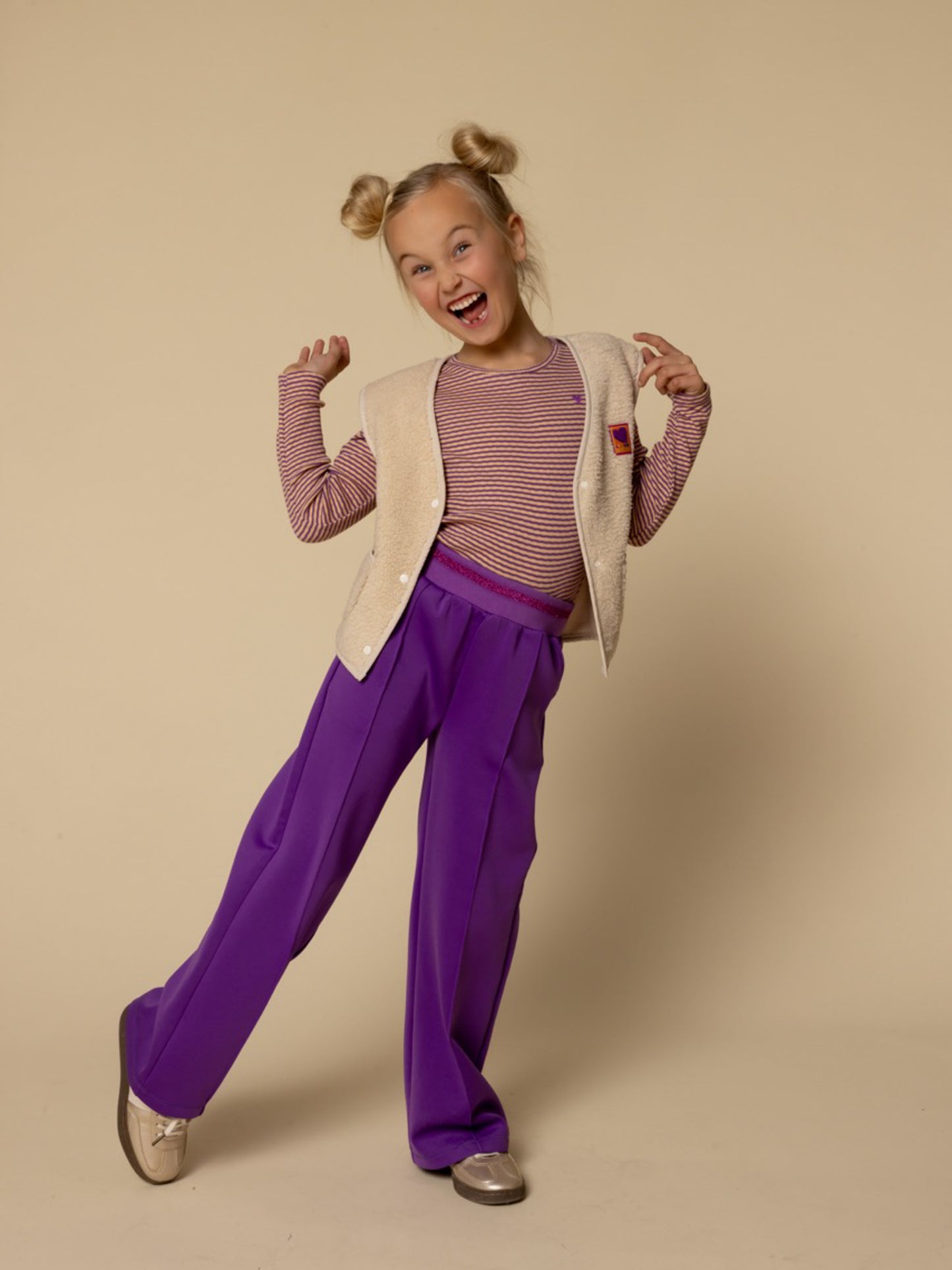 || LOOXS || Gestreepte longlseeve met ruffles