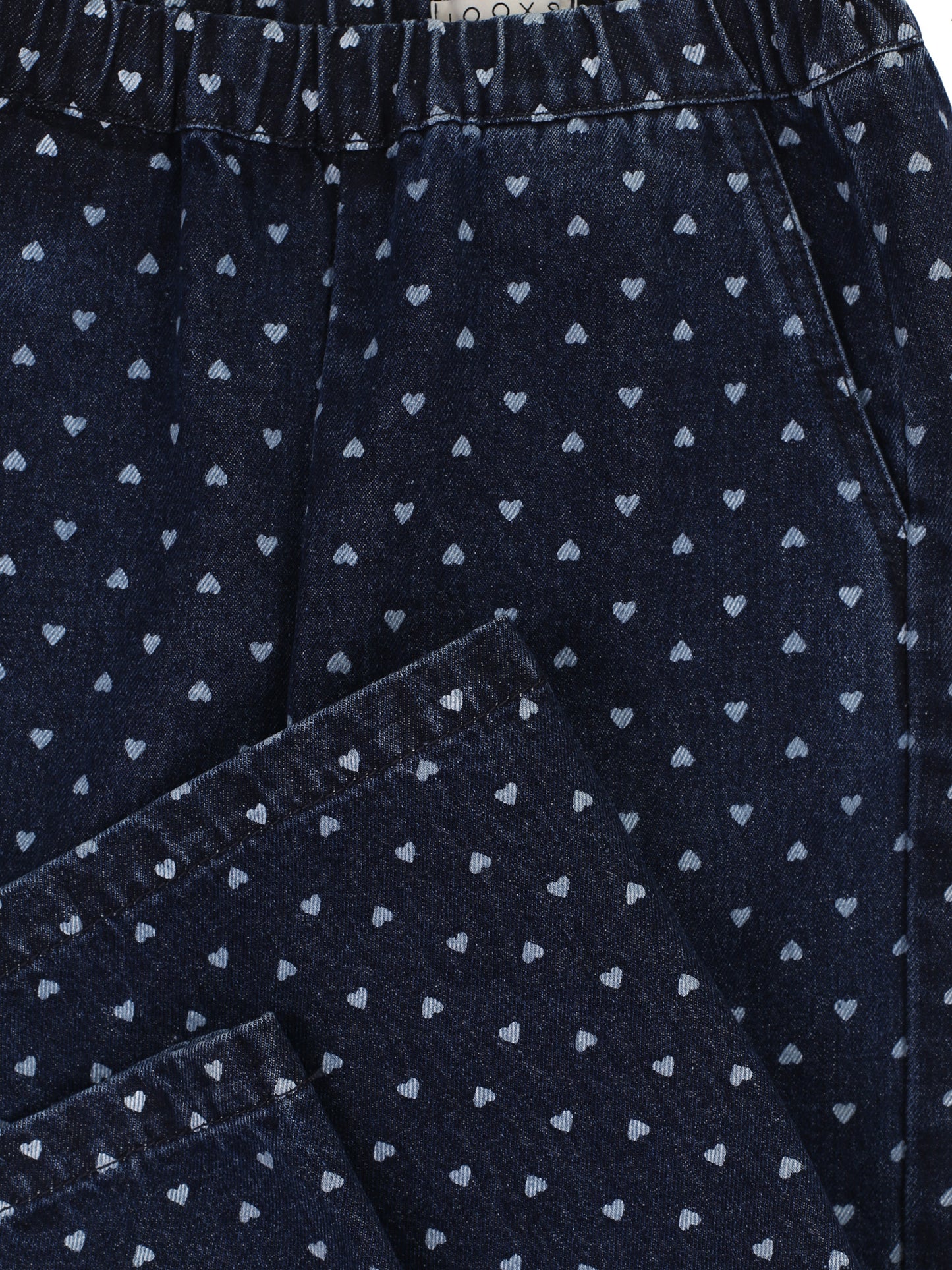 || LOOXS || Wideleg denim met hartjes