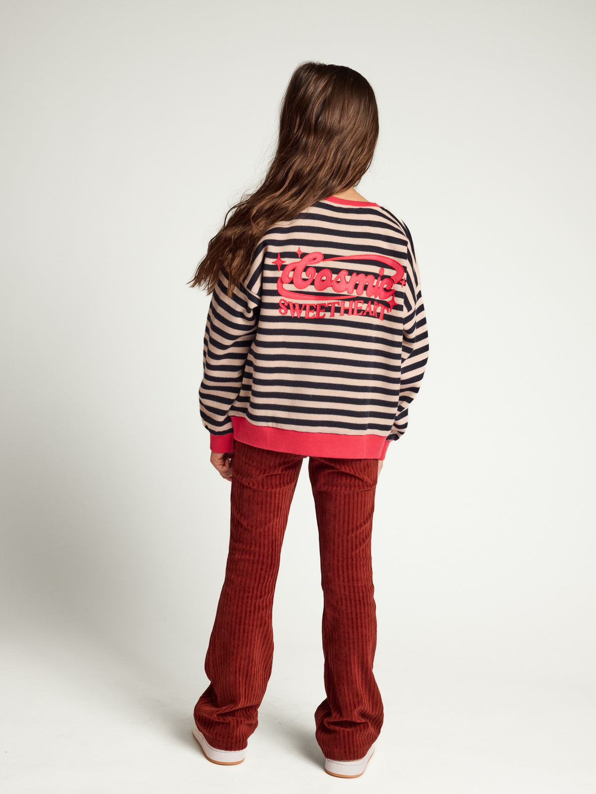 || LOOXS || Gestreepte trui met backprint