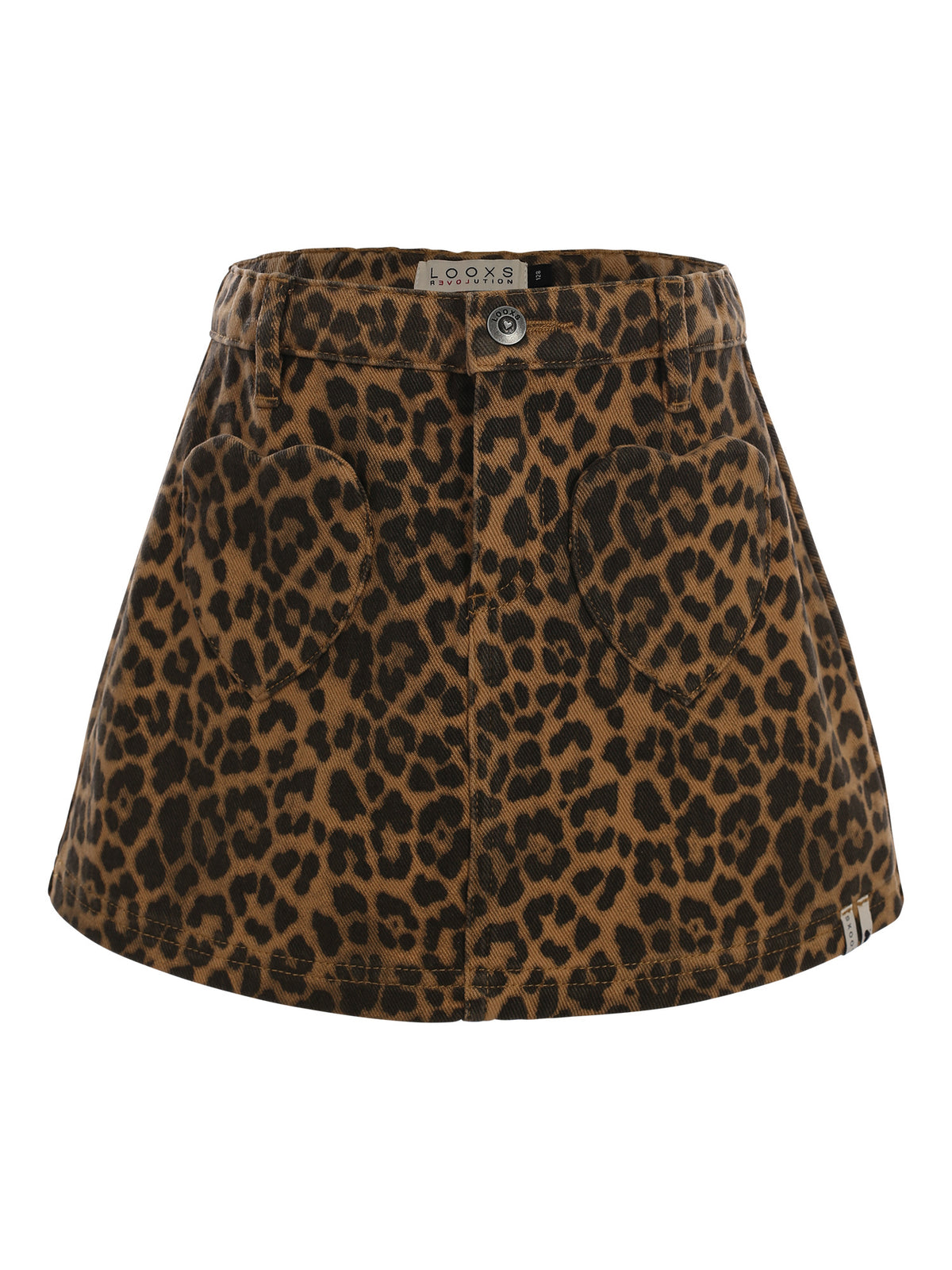 || LOOXS || Jeans rok met panter print